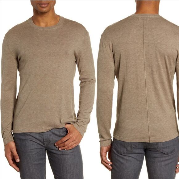 BLDWN Men’s crew neck wool blend lightweight sweater size M NWT